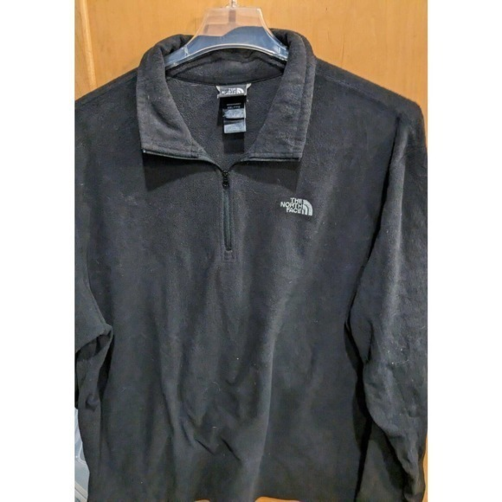 Men's THE NORTH FACE Black Fleece Sweater Jacket XXL runs Small